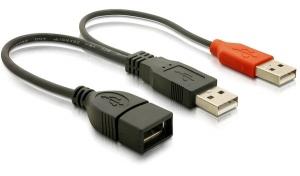 DeLOCK DeLOCK Y-kabel 2x USB-A 2.0 male > 1 x USB-A 2.0 female