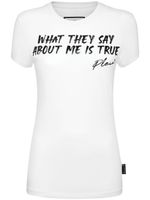 Philipp Plein t-shirt Sexy Pure à slogan brodé en coton - Blanc - thumbnail