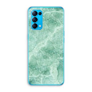 Groen marmer: Oppo Find X3 Lite Transparant Hoesje