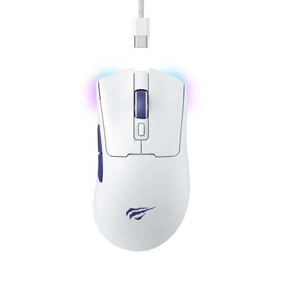 Havit MS966WB - draadloze gamingmuis, wit
