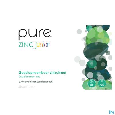 Pure Zinc Junior 60 Kauwtabletten