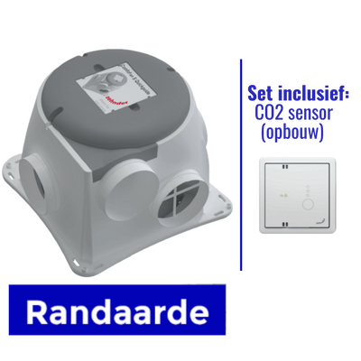 Zehnder Woonhuisventilator Comfofan Silent + Co2 Sensor (randaarde)