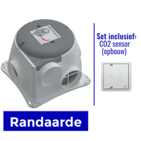 Zehnder Woonhuisventilator Comfofan Silent + Co2 Sensor (randaarde) - thumbnail
