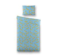 Fresh&Co  Kids Bananas Dekbedovertrek 140 x 200 cm - Kinderovertrek Dekbedovertrek - thumbnail