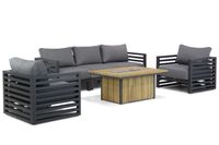 Santika Jaya/Seaside 120 cm stoel-bank loungeset 6-delig - thumbnail