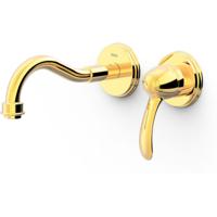 Wastafelkraan Tres Clasic | Inbouw | Mengkraan | Incl.Inbouwdeel | Vintage | 24k Goud glans