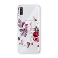 Mooie bloemen: Samsung Galaxy A70 Transparant Hoesje