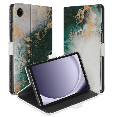 Uniek Samsung Galaxy Tab A9 Tablethoesje Marmer Groen Design | B2C Telecom