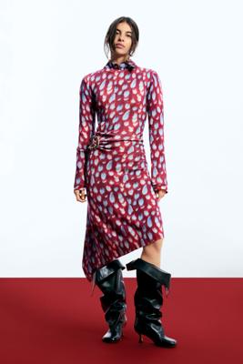 Plumas jurk Egonlab - RED - XL