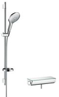 Hansgrohe Ecostat Select Thermostaat Met Raindance 150 3jet Air/unica's 90 Chroom - thumbnail