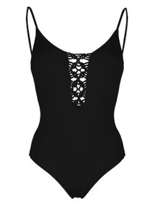 Fisico maillot de bain à détails tressés - Noir
