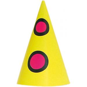 Folat Bumba Feesthoedjes - 8x stuks - papier/karton - verjaardag hoedjes - voor kinderen