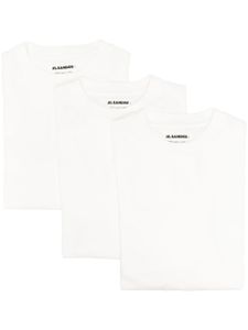 Jil Sander t-shirt à patch logo - Blanc