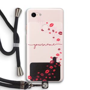 Kusjes: Pixel 3 XL Transparant Hoesje met koord