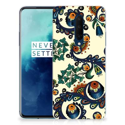 Siliconen Hoesje OnePlus 7T Pro Barok Flower