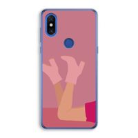 Pink boots: Xiaomi Mi Mix 3 Transparant Hoesje