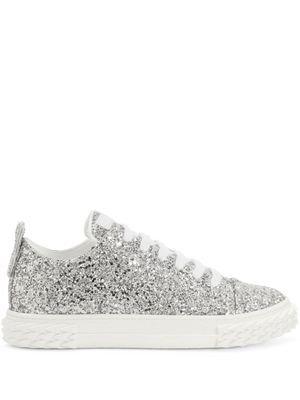 Giuseppe Zanotti baskets Ecoblabber à paillettes - Gris