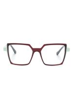 Etnia Barcelona lunettes de vue Medinaceli à monture carrée - Vert