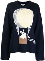 Monse pull en maille intarsia - Bleu