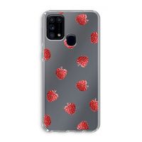 Framboosjes: Samsung Galaxy M31 Transparant Hoesje