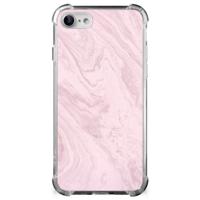 iPhone SE 2022/2020 | iPhone 8/7 Anti-Shock Hoesje Marble Pink - Origineel Cadeau Vriendin iPhone SE 2022/2020 | iPhone 8/7 Anti-Shock Hoesje Marble Pink - Origineel Cadeau Vriendin