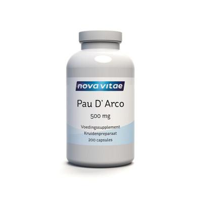 Nova Vitae Pau d'arco 500mg extract 5:1 Nova Vitae Pau d'arco 500mg extract 5:1