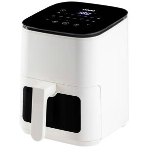 DOMO Deli-freyer Airfryer 1350 W Timerfunctie, Anti-aanbaklaag, Oververhittingsbeveiliging, Met display Wit, Zwart