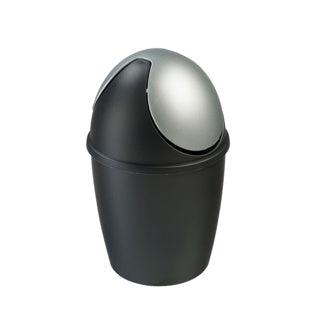 Sunware tafelafvalemmer met swingdeksel 1.5l zwartzilver