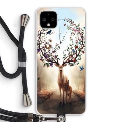 Seasons Change: Pixel 4 XL Transparant Hoesje met koord
