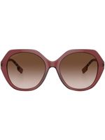 Burberry Eyewear lunettes de soleil Vanessa à monture géométrique - Rouge