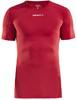 Craft 1906855 Pro Control Compression Tee Unisex - Bright Red - XS