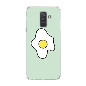 Spiegelei: Samsung Galaxy A6 Plus (2018) Transparant Hoesje