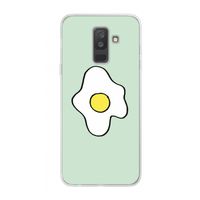 Spiegelei: Samsung Galaxy A6 Plus (2018) Transparant Hoesje
