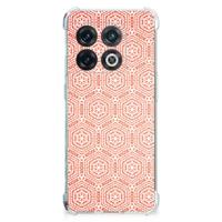 OnePlus 10 Pro Doorzichtige Silicone Hoesje Pattern Orange