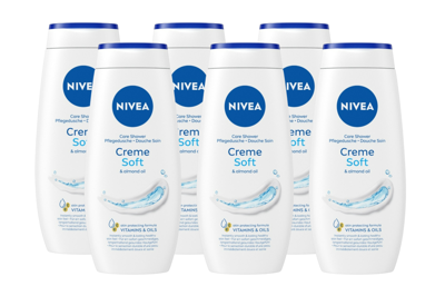 Nivea Douchecrème Soft Voordeelverpakking Nivea Douchecrème Soft Voordeelverpakking