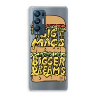 Big Macs Bigger Dreams: Oppo Find X3 Neo Transparant Hoesje