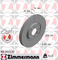 Remschijf Coat Z 180302320