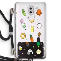 Happy bento friends: Honor 6X Transparant Hoesje met koord