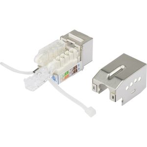 Renkforce RJ45-inbouwmodule Met vergrendelingsfunctie Keystone CAT 6A KSV10