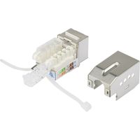 Renkforce RJ45-inbouwmodule Met vergrendelingsfunctie Keystone CAT 6A KSV10 - thumbnail