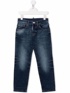 DSQUARED2 KIDS jean slim à taille mi-haute - Bleu