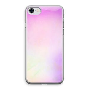 Flow mist pastel: iPhone 8 Transparant Hoesje
