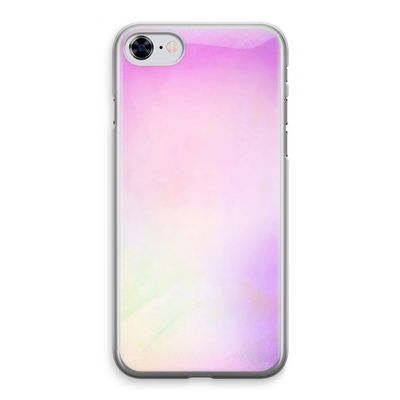 Flow mist pastel: iPhone 8 Transparant Hoesje
