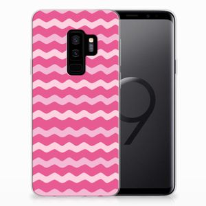 Samsung Galaxy S9 Plus TPU bumper Waves Pink