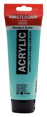 Royal Talens Amsterdam Standard Series Acrylverf Tube 250 ml - Turkooisgroen 661