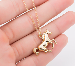 Gouden Paard Ketting - Sieraden - Spiritueelboek.nl