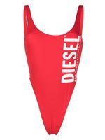 Diesel maillot de bain BFSW-Pamela à logo imprimé - Rouge