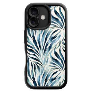 iPhone 16 zwarte case - Japandi waves