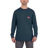 Milwaukee WT LS BLU XL T-shirt Work long sleeve blue XL - 4932493046