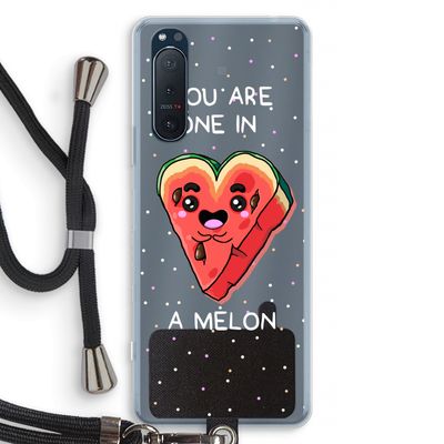 One In A Melon: Sony Xperia 5 II Transparant Hoesje met koord